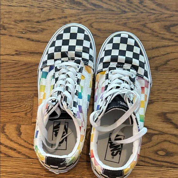 Vans Multicolor Checkered Sneakers - Picture 4 of 10
